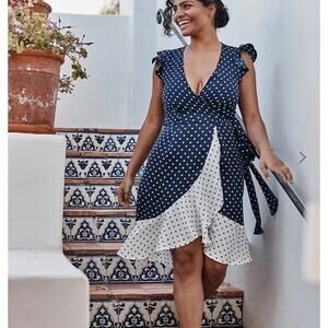 NWT SUMMERSALT The Beach Brunch Wrap‎ Dress Size Small